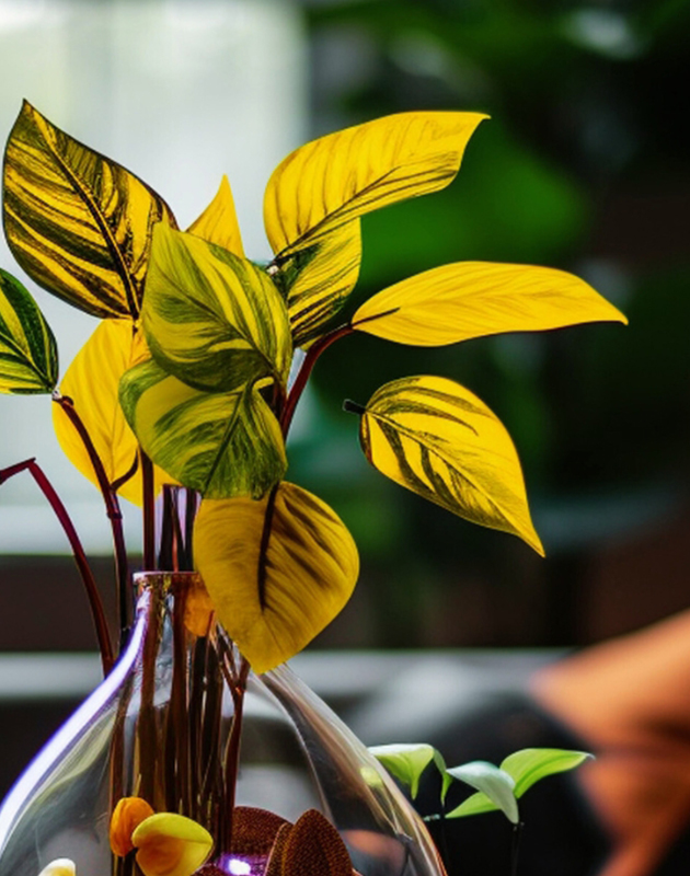 Glowing Botanical Glass Terrarium